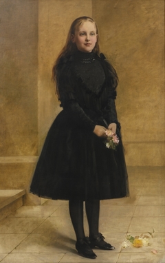 Koningin Wilhelmina op 11-jarige leeftijd by Hubert Vos