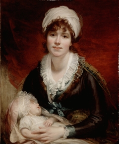 Lady Beechey and Her Baby by William Beechey