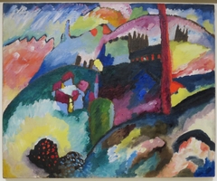 Landscape with Factory Chimney by Wassily Kandinsky