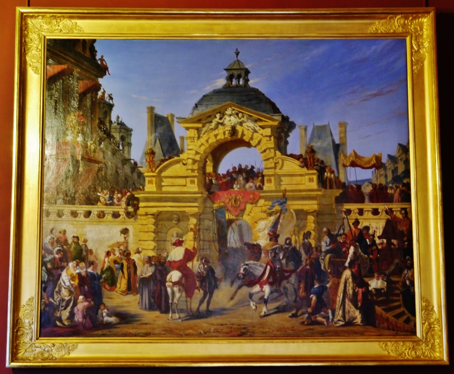 Le baptême de Louis XIII au château de Fontainebleau