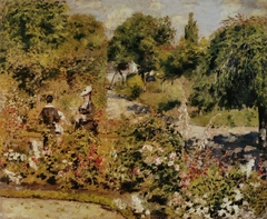 Le jardin à Fontenay by Auguste Renoir