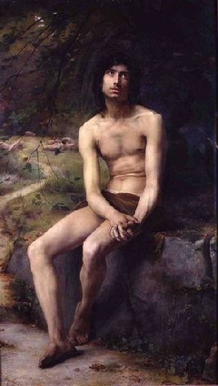 Le Repentir de l'enfant prodigue by Joseph-Auguste Rousselin