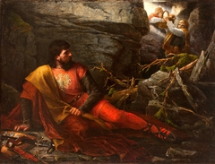 Łokietek in the Cave by Maria Magdalena Andrzejkowicz-Buttowt