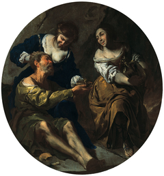 Lot and his Daughters by Bernardo Cavallino