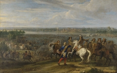 Louis XIV Crossing into the Netherlands at Lobith by Adam Frans van der Meulen