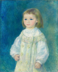 Lucie Berard (Child in White) by Auguste Renoir