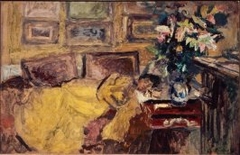 Madame Hessel Reclining on a Sofa by Édouard Vuillard