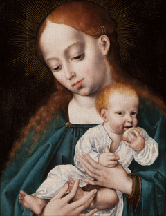 Madonna and Child Eating an Apple