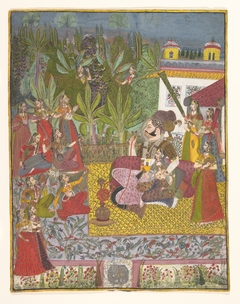 Maharaja Bijay Singh in His Harem