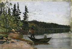 Man and Woman in Boat