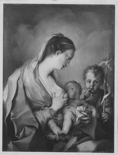 Maria mit Kind und Johannesknaben by Ignazio Stern