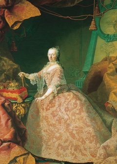 Maria Theresia of Austria at the Age of 35 by Martin van Meytens