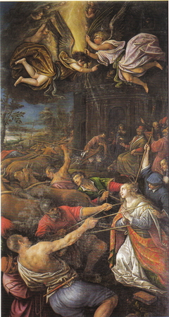 Martyrdom of Santa Lucia by Leandro Bassano