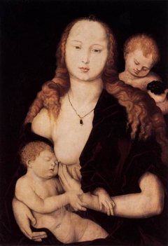 Mary with the Christ-child and an angel