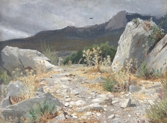 Mountain path. Crimea