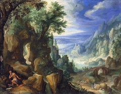 Mountainous Landscape with Saint Jerome