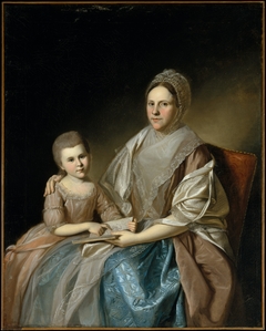 Mrs. Samuel Mifflin and Her Granddaughter Rebecca Mifflin Francis by Charles Willson Peale