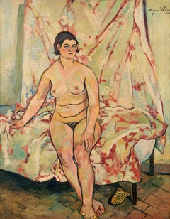 Nude Sitting on the Edge of a Bed by Suzanne Valadon