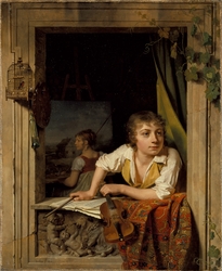 Painting and Music (Portrait of the Artist's Son)