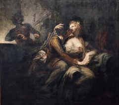 Paolo Malatesta and Francesca da Polenta surprised by Gianciotto Malatesta by Henry Fuseli