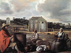 Peasants in a Landscape