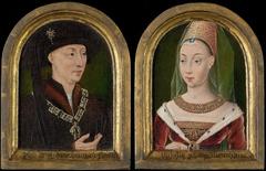 Philip the Good, Duke of Burgundy; Isabelle of Bourbon (?) by Flemish