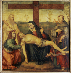 Pieta avec Saint Benoît, Saint François, Saint Jean et Sainte Marie-Madeleine