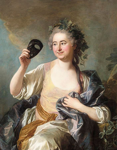 Portrait de Françoise Randon de Malboissière, née Picquefeu, en Thalie, muse de la comédie