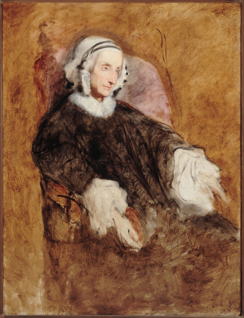 Portrait de la Reine Marie-Amélie en deuil
