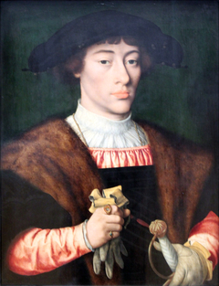 Portrait of a Man with Gloves by Joos van Cleve