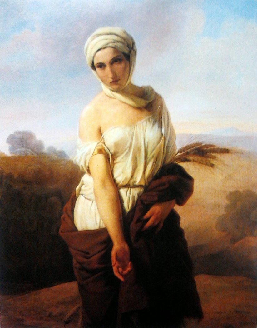 Portrait of a woman as Ruth.