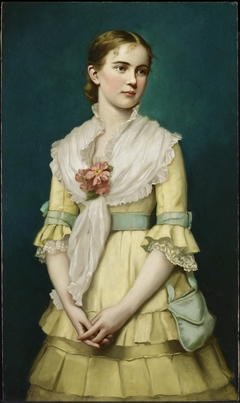 Portrait of a Young Girl by George Chickering Munzig