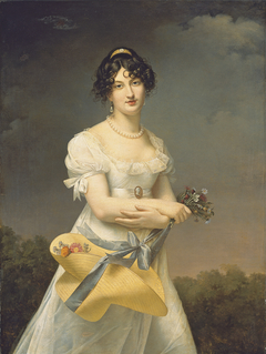 Portrait of Amélie-Justine Laidin de la Bouterie by Adèle Romany