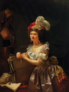 Portrait of an Artist, Traditionally Identified as Mademoiselle Halbou by Adèle Romany