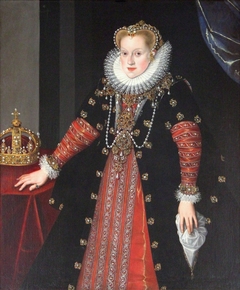 Portrait of Anne of Austria, Queen of Poland (1573-1598) by Martin Kober