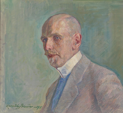 Portrait of Emil Hasselblatt by Harald Brun