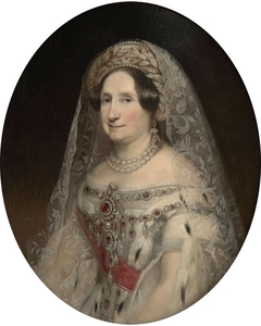 Portrait of Grand Duchess Anna Pavlovna by Carl Timoleon von Neff