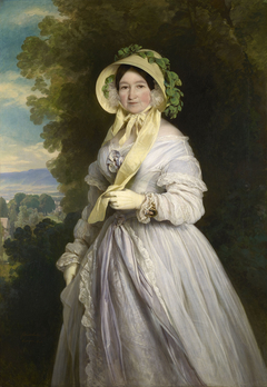Portrait of Juliane, Princess of Saxe-Coburg-Saalfield by Franz Xaver Winterhalter