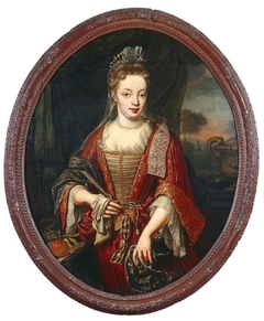 Portrait of Maria van Buttinga -van Berghuys (1695-1779) by Hermannus Collenius