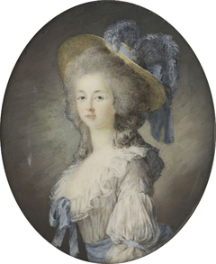Portrait of Marie Louise Thérèse de Savoie, princesse de Lamballe by Joseph Boze
