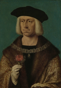 Portrait of Maximilian I (1459-1519) by Joos van Cleve