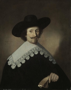 Portrait of Reynier Johansz. Strik, Aged 32, 1637 by Paulus Lesire