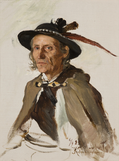 Portrait of Sabała by Kazimierz Pochwalski