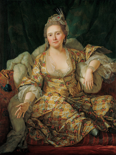 Portrait of the Countess of Vergennes in Turkish Attire by Antoine de Favray