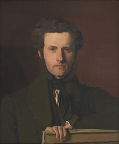 Portrait of the Decorative Artist G.C. Hilker by Christen Købke