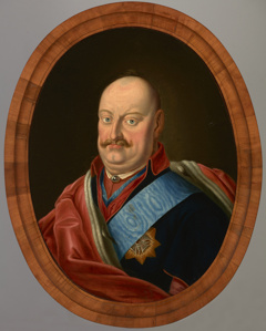 Portret Karola Radziwiłła "Panie Kochanku", wojewody wileńskiego (1734-1790) (uproszczona kopia portretu wykonanego przez K. Aleksandrowicza) by Unknown Artist