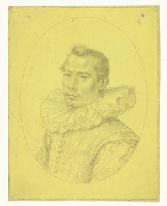 Portret van een onbekende man by Jacob de Gheyn II