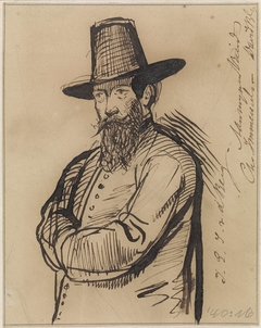 Portret van Jacobus Everardus Josephus van den Berg by David Bles