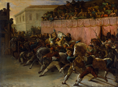 Riderless Racers at Rome by Théodore Géricault