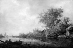 River Scenery by Salomon van Ruysdael